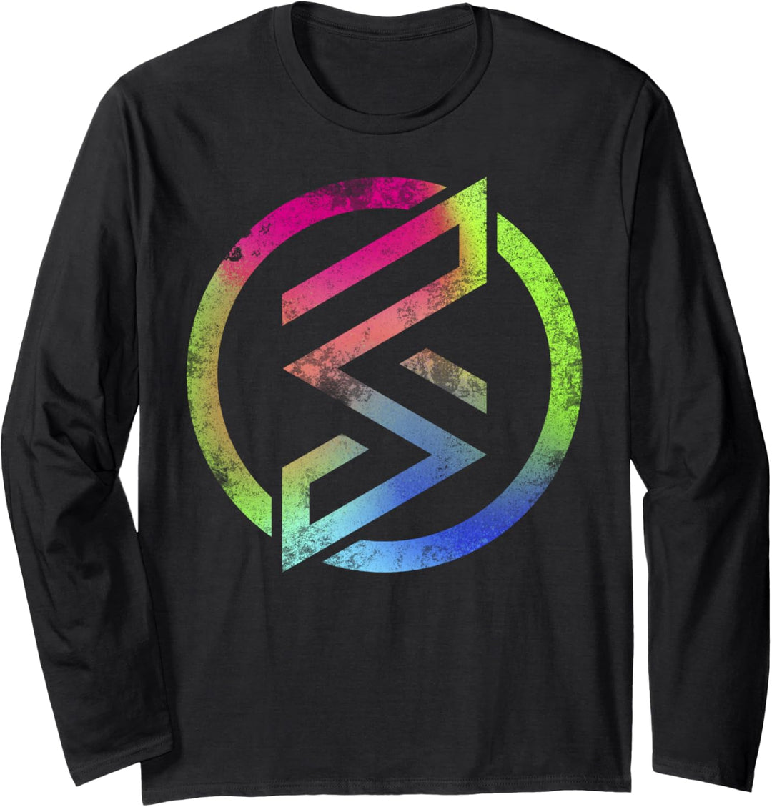 Marvel Rising Secret Warriors Neon Gradient Logo Langarmshirt