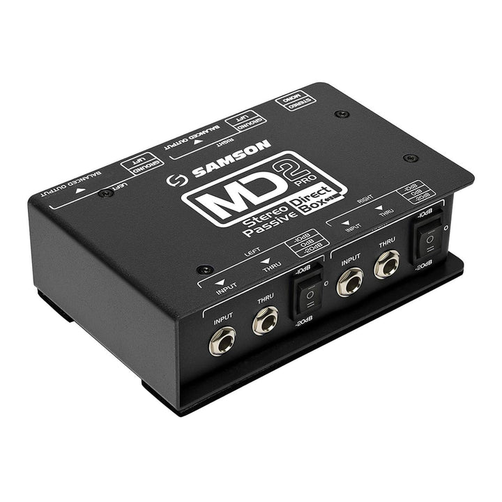 Samson MD2 Pro – Stereo Passive DI-Box MD2 Pro Stereo Passiv, MD2 Pro Stereo Passiv