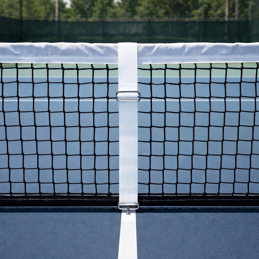 VGEBY Tennisnetzgurt, Tennisnetz-Mittelgurt, Verstellbare Tennisnetz-Mittelgurte, Edelstahlschnalle