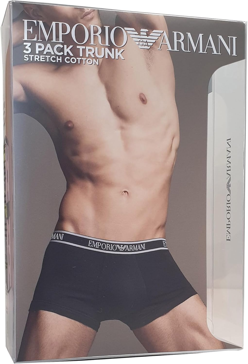 Emporio Armani Boxer 3 Pack Shorts Knit S Black/Black/Black, S Black/Black/Black
