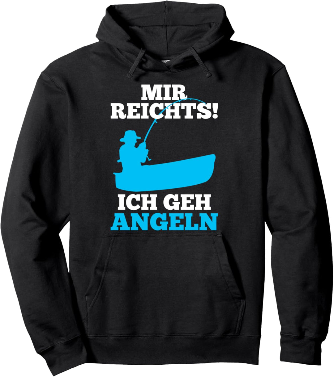 Angeln Angler Fischerboot Fischen Pullover Hoodie