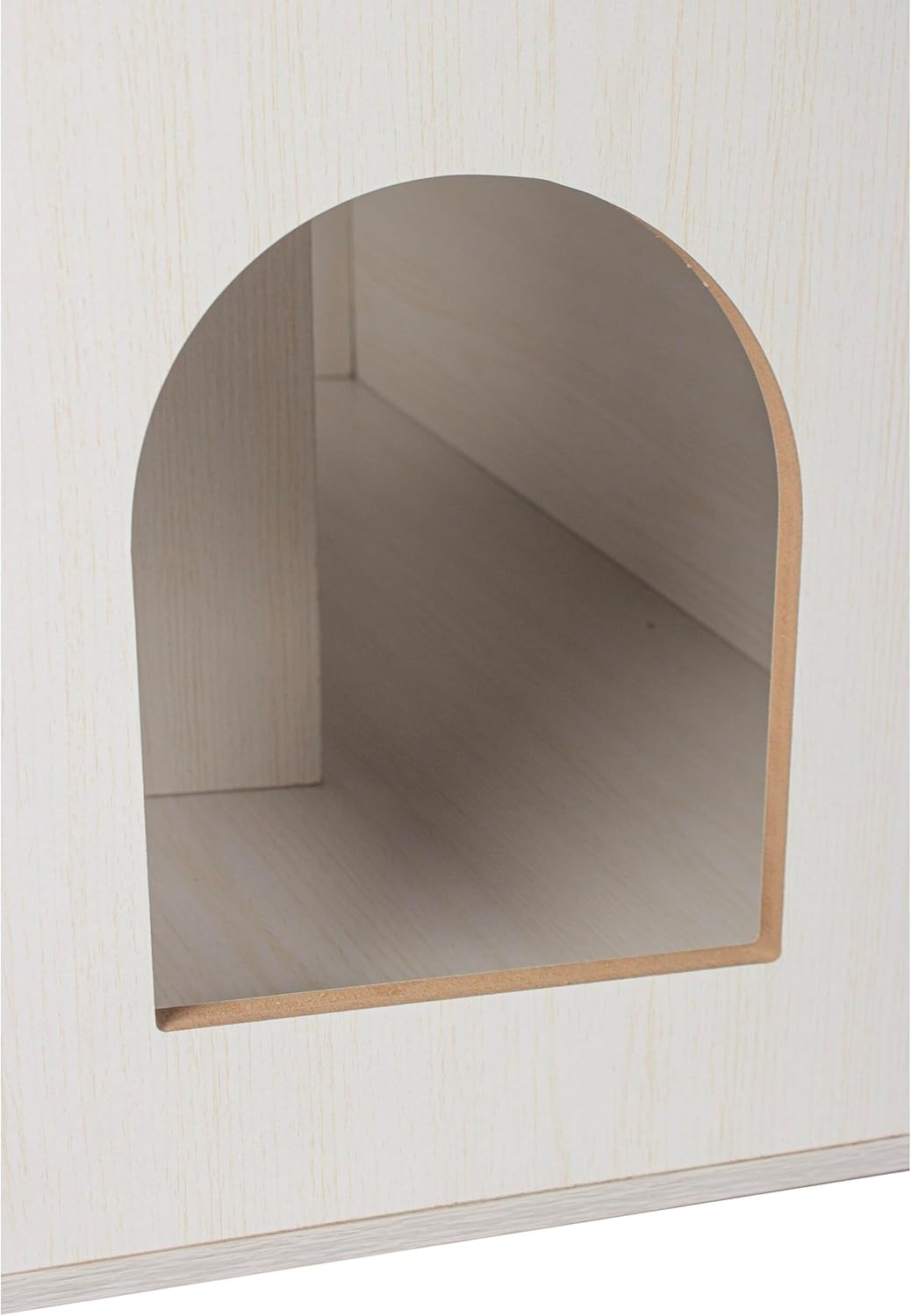 Relaxdays Katzenschrank für Katzentoilette, Separate Trennwand, Eingang, Katzenklo verstecken, HBT: