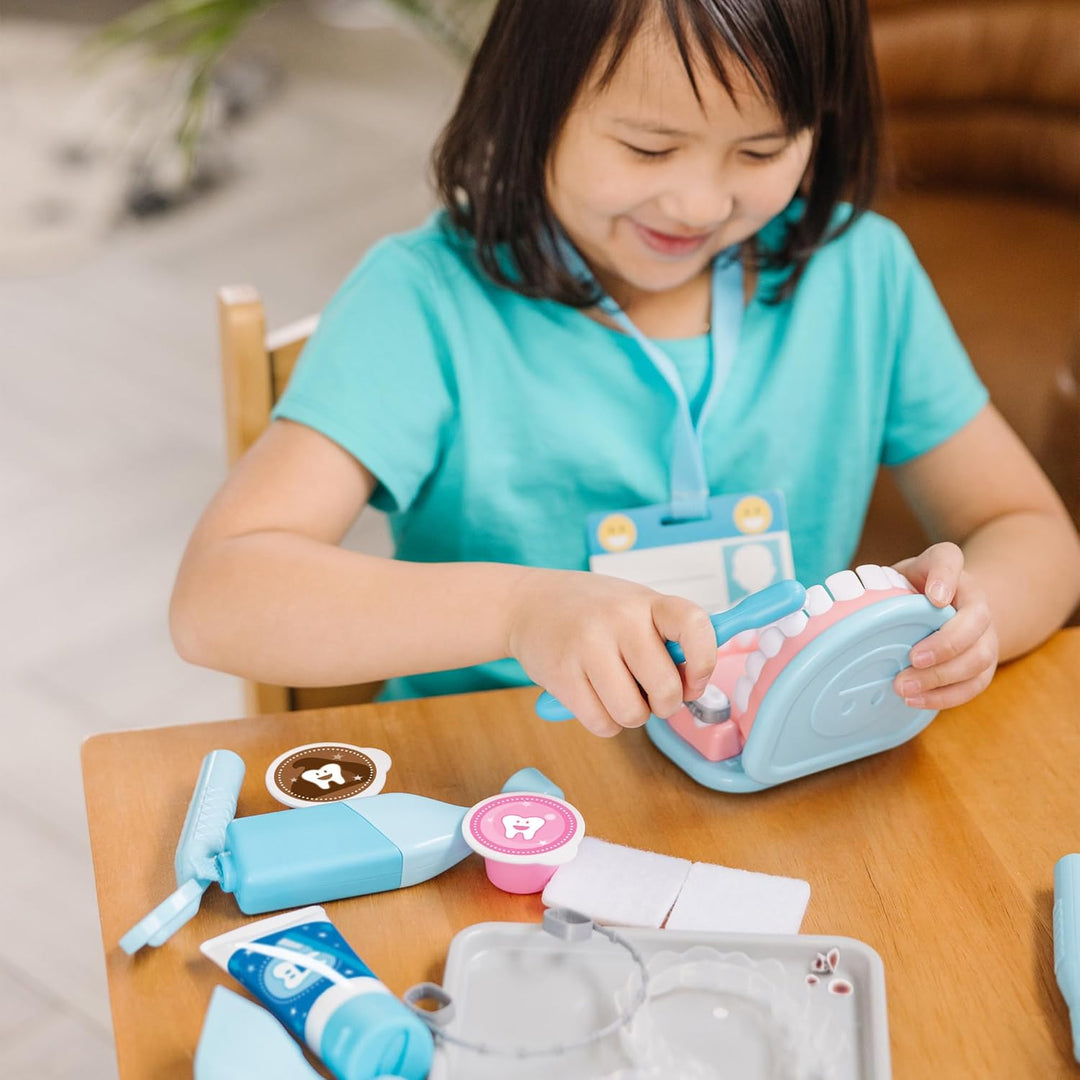 Melissa & Doug Zahnarzt Spielzeug Set Jungen & Mädchen | Geschenk für Kinder | Rollenspiele Kinder a