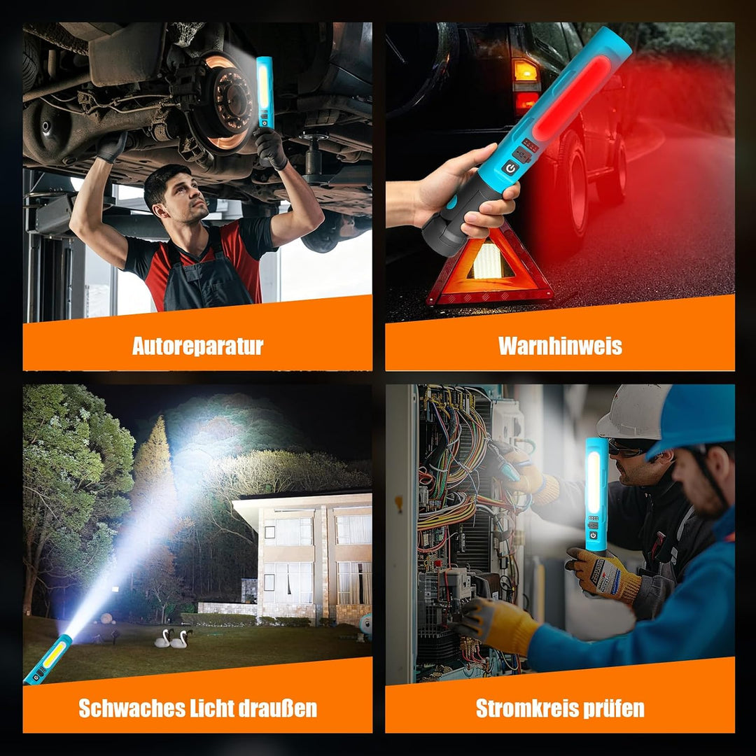 LED Arbeitsleuchte Torch Akku Handlampe
