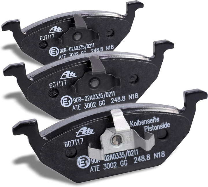 ATE Bremsenset Vorderachse inkl. Bremsscheiben vorne Ø 256 mm und Bremsbeläge vorne + Warnkontakt +