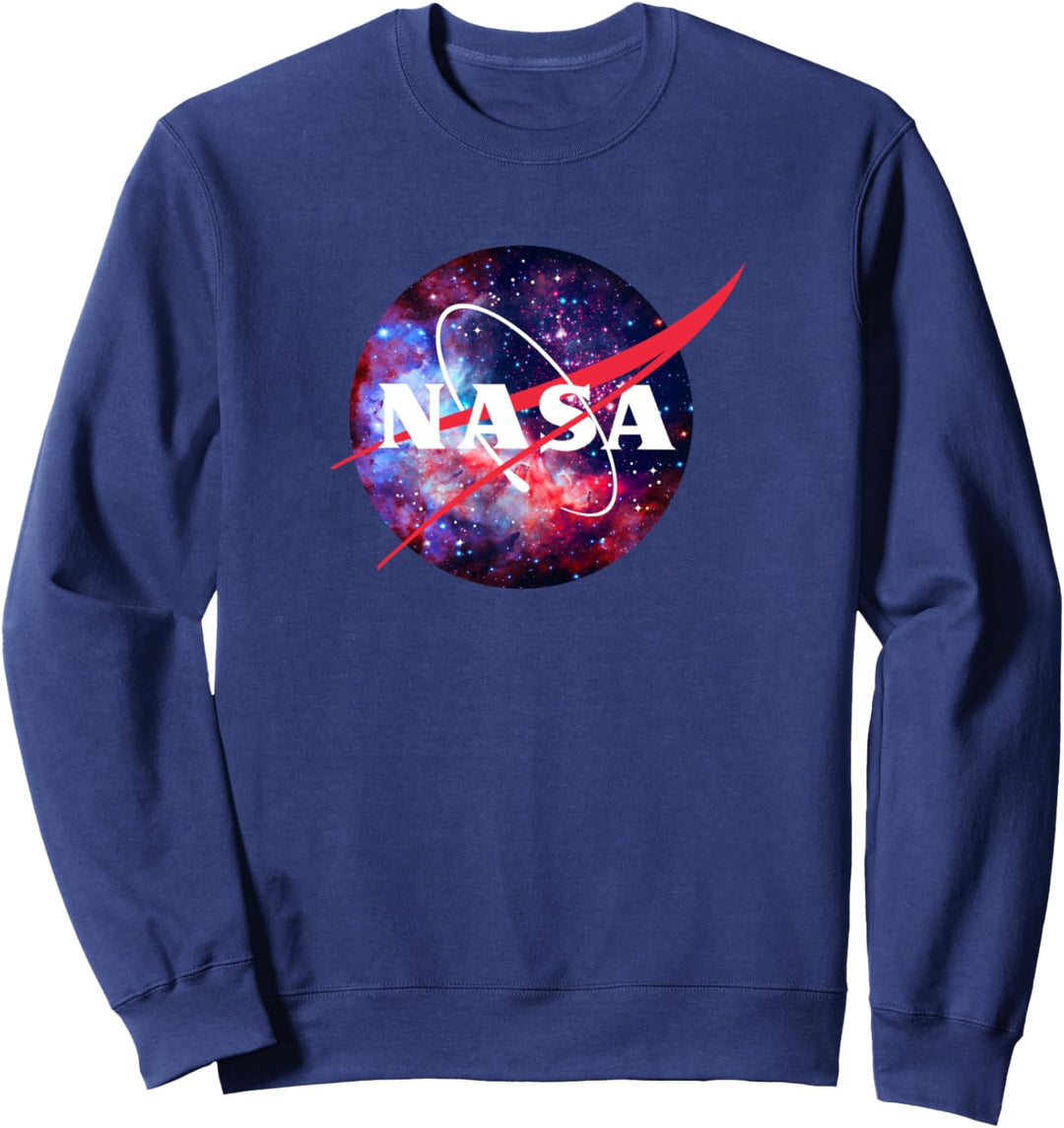 NASA Purple Pink Mix Galaxy Style Logo Sweatshirt