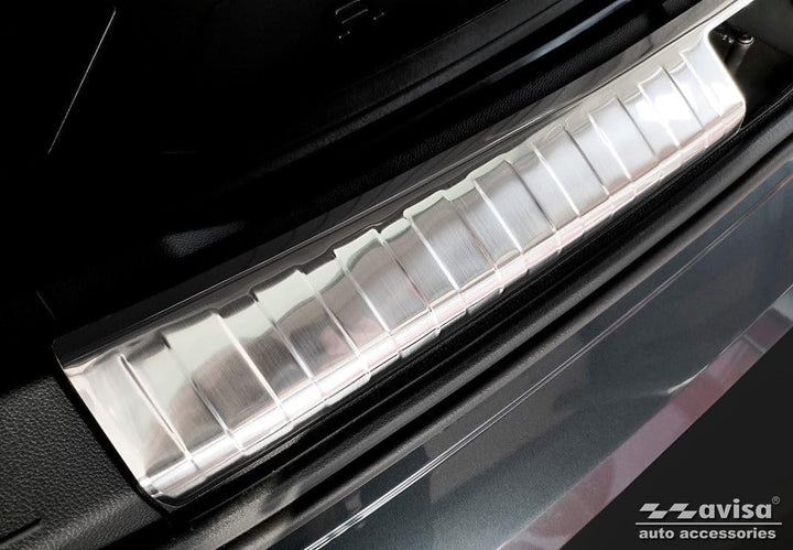 Avisa Edelstahl Innere Heckstossstangenschutz kompatibel mit Seat Ateca 2016-2020 & FL 2020- inkl. C