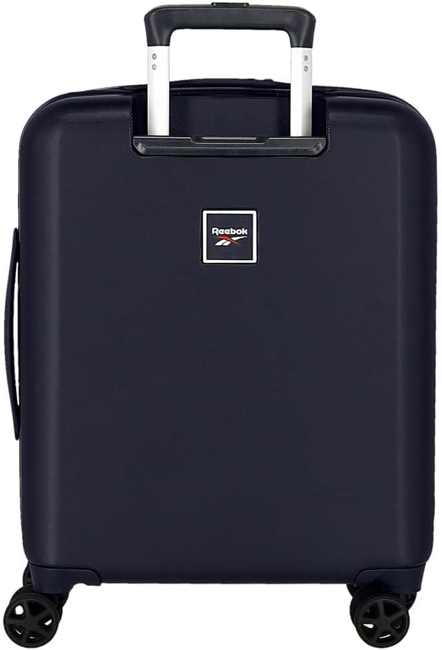 Reebok Roxbury Kabinenkoffer, blau, 40 x 55 x 20 cm, fester ABS-Kunststoff, integrierter TSA-Verschl
