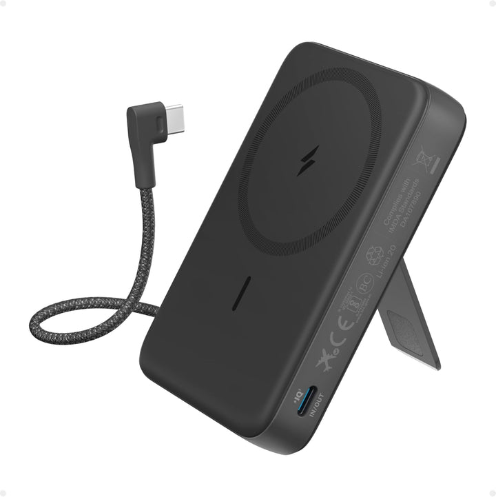 Anker Zolo magnetische Powerbank, 10K kabelloses Ladegerät, 30W Max. Schnellladen, integriertes USB-