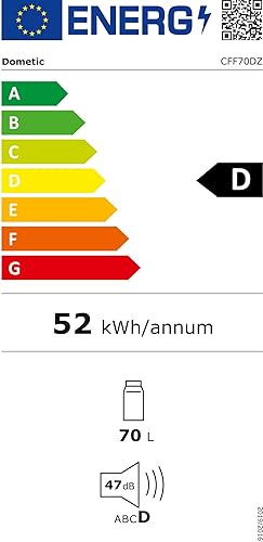 DOMETIC CFF 70DZ Zweizonen-Kompressor-Kühlbox, 70 l, Kühlung bis -18 °C, mit Batterieschutz