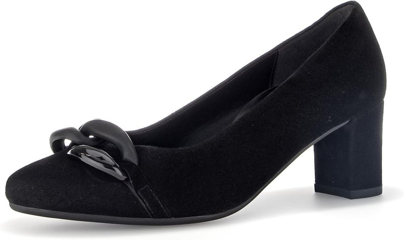 Gabor Damen Klassische Pumps, Frauen Absatzschuhe,Moderate Mehrweite (G) 35.5 EU Schwarz 47, 35.5 EU