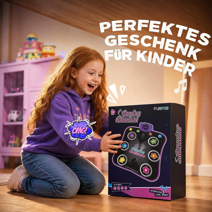 Hot Bee Tanzmatte Mädchen Kinder 3 4 5 6 7 8 9 10 11 12 Jahre, Geschenke Mädchen Kinder 3-12 Jahre,