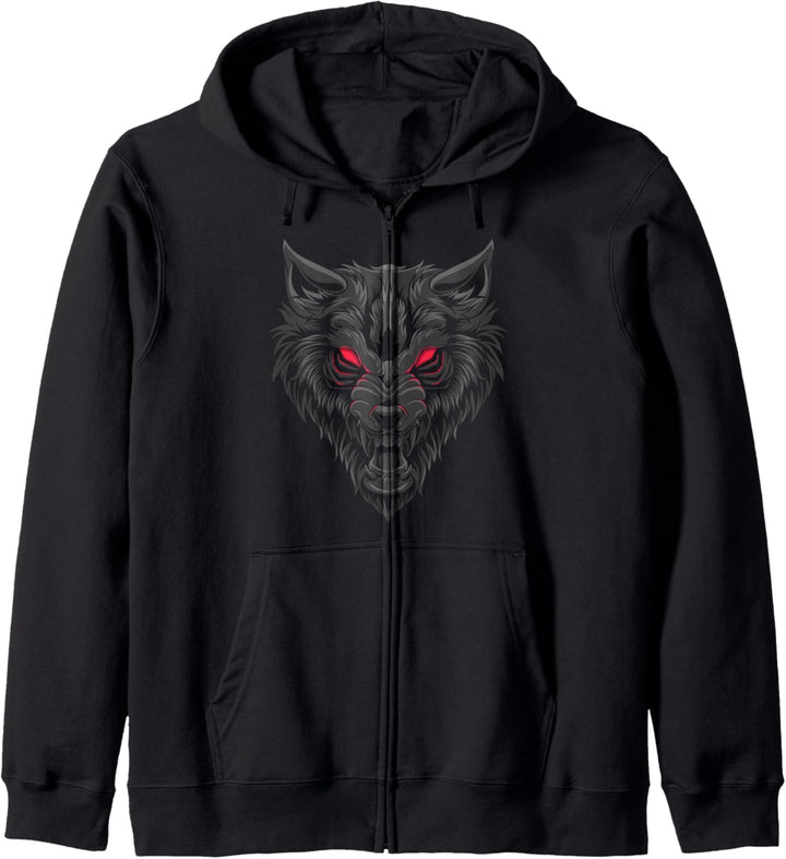 Wikinger Fenriswolf - Fenrir Symbol Nordische Mythologie Kapuzenjacke