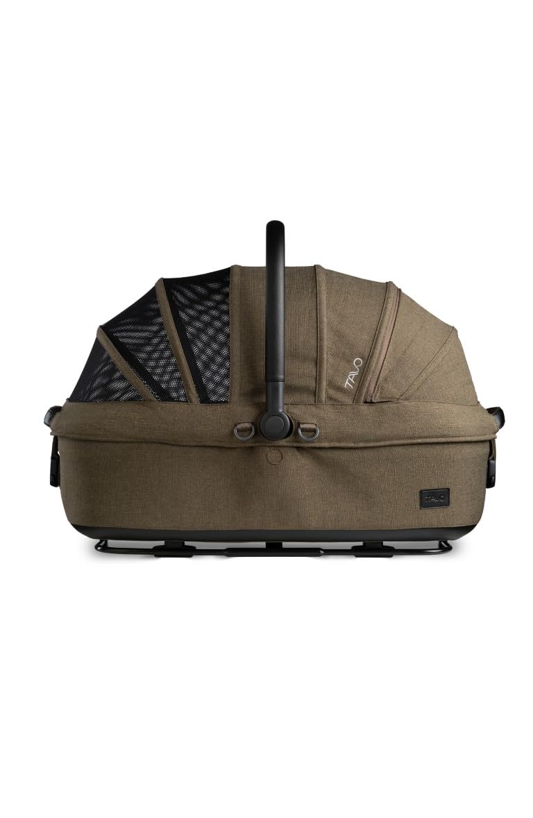 Tavo Maeve Medium Rigid‑Griff Haustier‑Autositz mit ISOFIX‑Bodenplatte, 2 Matratzenauflagen, Geeigne