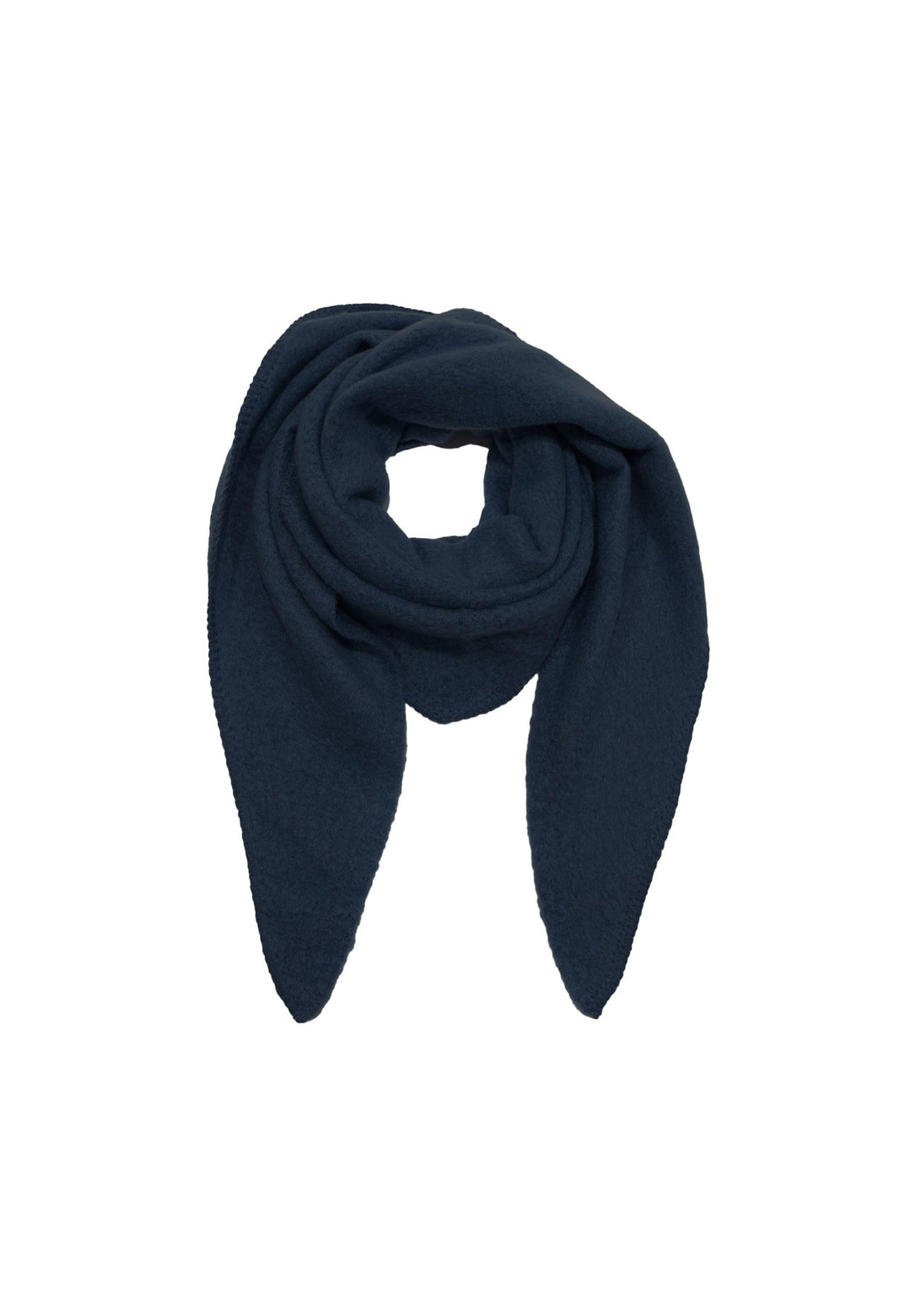 Faera XXL Dreieckstuch Bouclé elastisch weiches cozy Material Einheitsgrösse Dunkelblau, Einheitsgr&