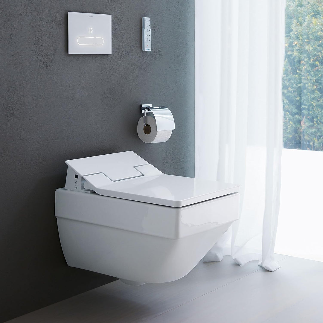 Duravit Papierrollenhalter Karree, Toilettenpapierhalter für 1 Rolle, Klopapierhalter Wandmontage, C