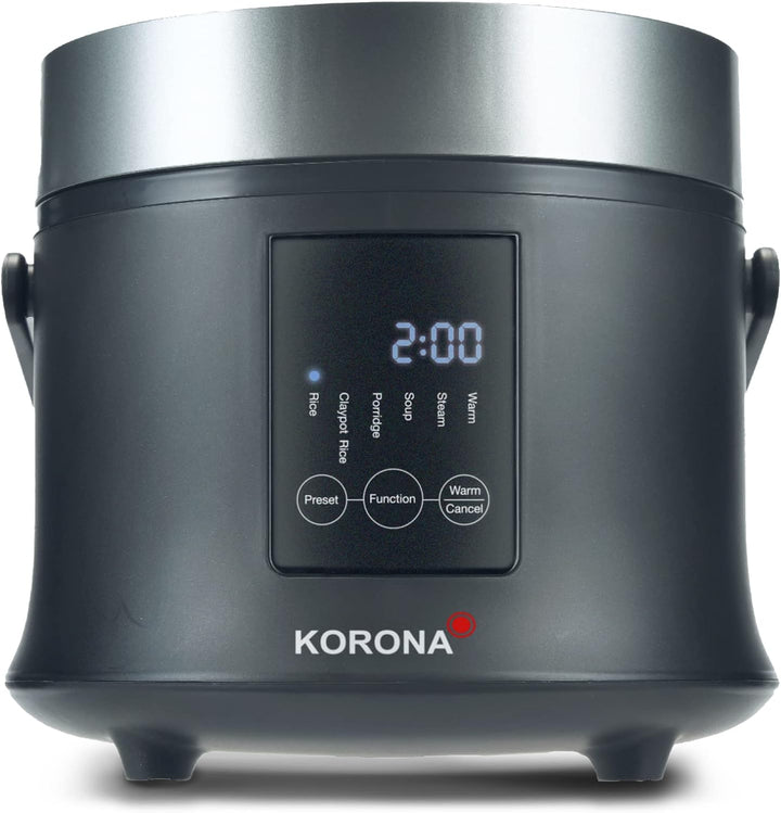 Korona 58011 Digitaler Reiskocher und Dampfgarer mit Warmhaltefunktion | Kochtopf herausnehmbar | LE