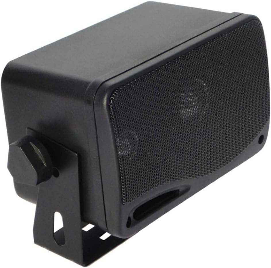 KIT-Set FÜR Pyramid 2022SX, 2 Schwarze Bassreflex-Lautsprecher, 15 cm, 3-Wege, 200 Watt RMS und 400