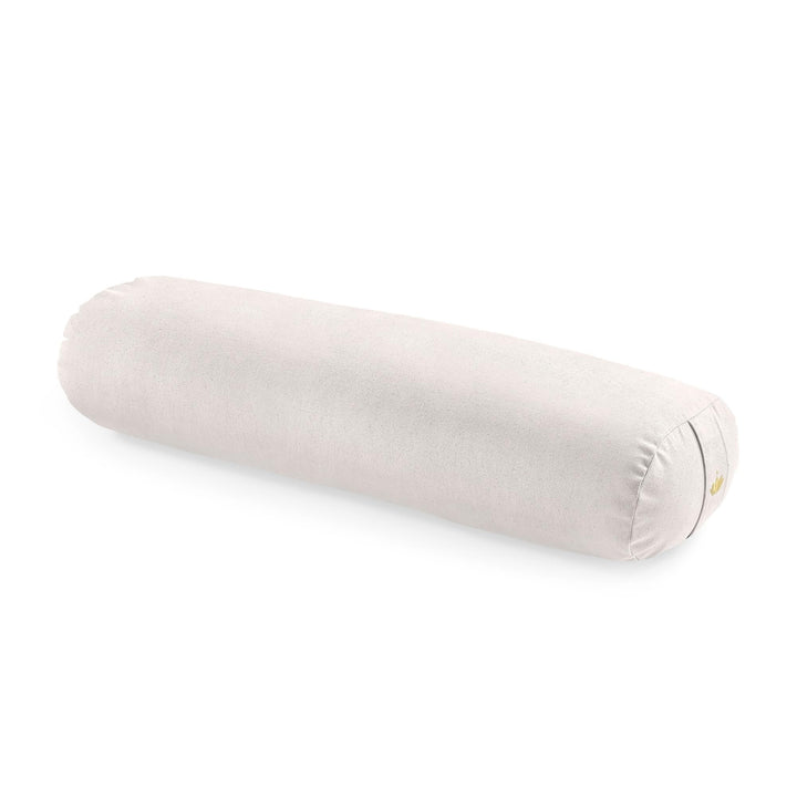 Lotuscrafts® Bolster Yoga Nackenrolle für Yin, 100% Kapok Füllung, Bezug aus Baumwolle waschbar, Kis