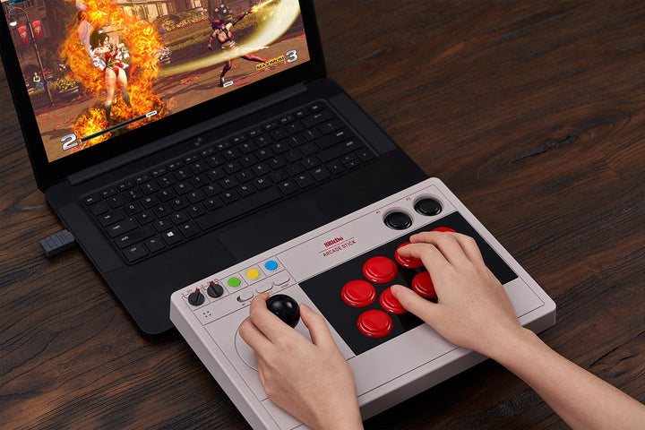 8Bitdo Bluetooth Arcade Stick For Nintendo Switch & Windows - Nintendo Switch [ Single, Single