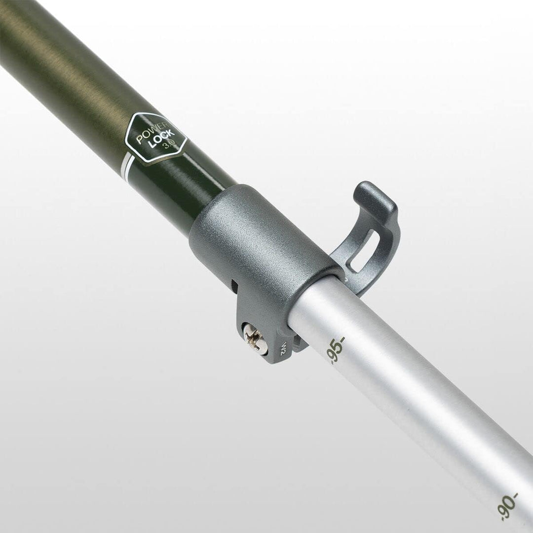 Komperdell Walker Powerlock Länge: verstellbar von 85-100cm Farbe: Khaki/Silber