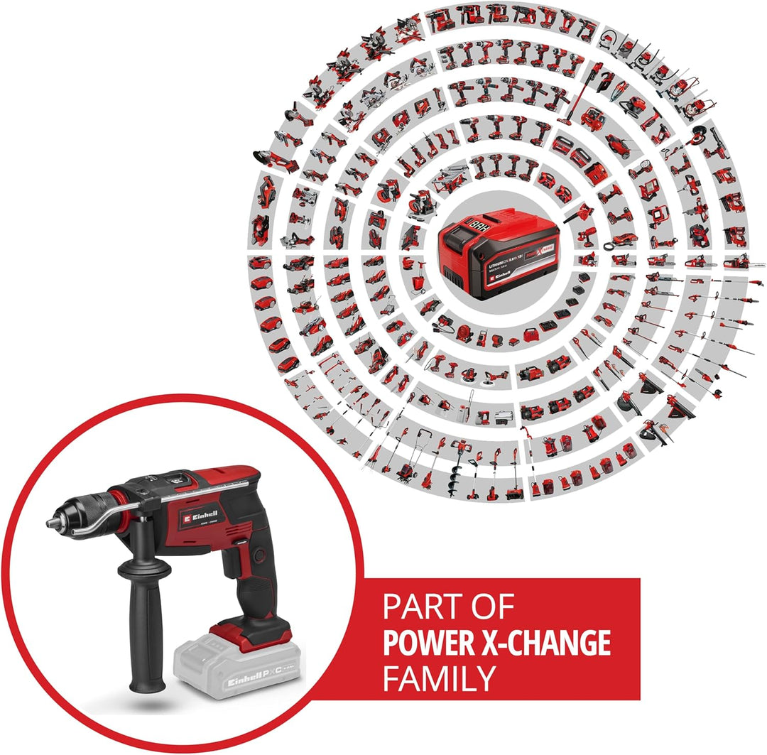 Einhell Akku-Schlagbohrmaschine TC-ID 18 Li-Solo Power X-Change (Li-Ion, 18 V, Bohr- und Schlagbohrf