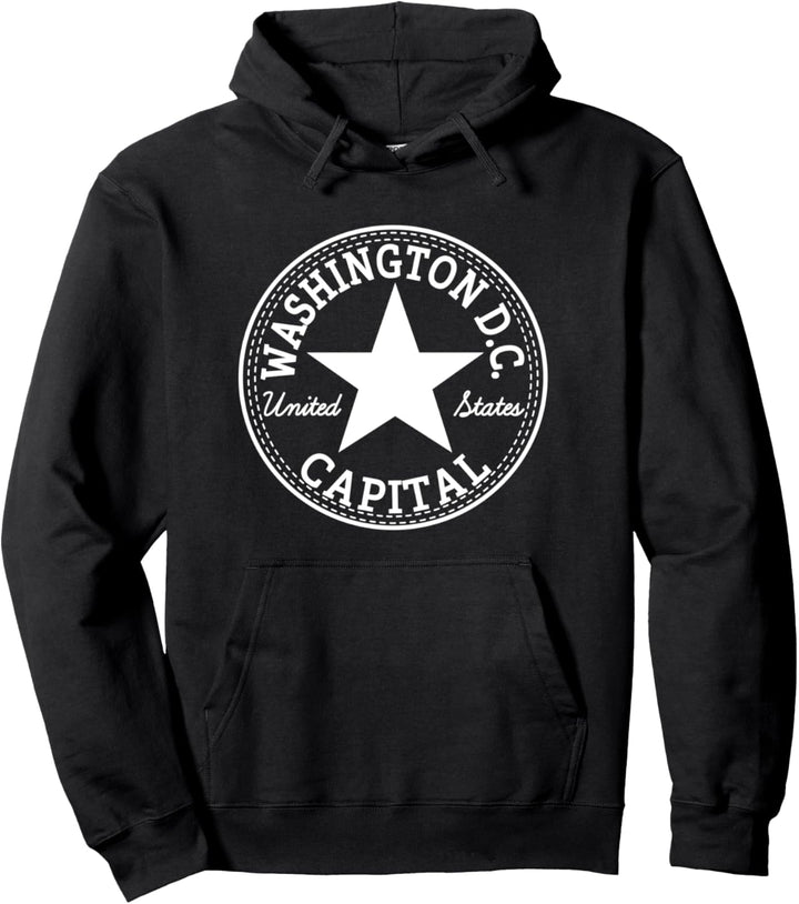 Washington DC CAPITAL USA USA Streetwear Present Pullover Hoodie
