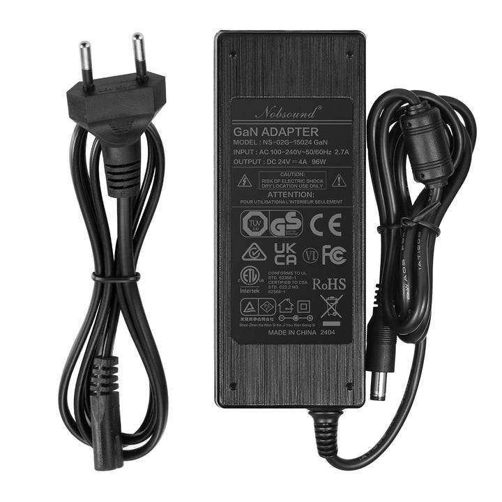 AC 100-240V DC 24V/4A 96W Netzteil Adapter für Verstärker/Lautsprecher/Monitor (24V/4A), 24V/4A