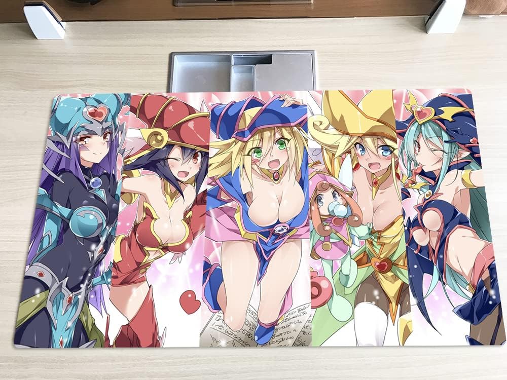 Mlikemat Spielmatte ZD014-100-A Dark Magician Girl Duel Battlefield TCG CCG Matte und kostenlose Tas