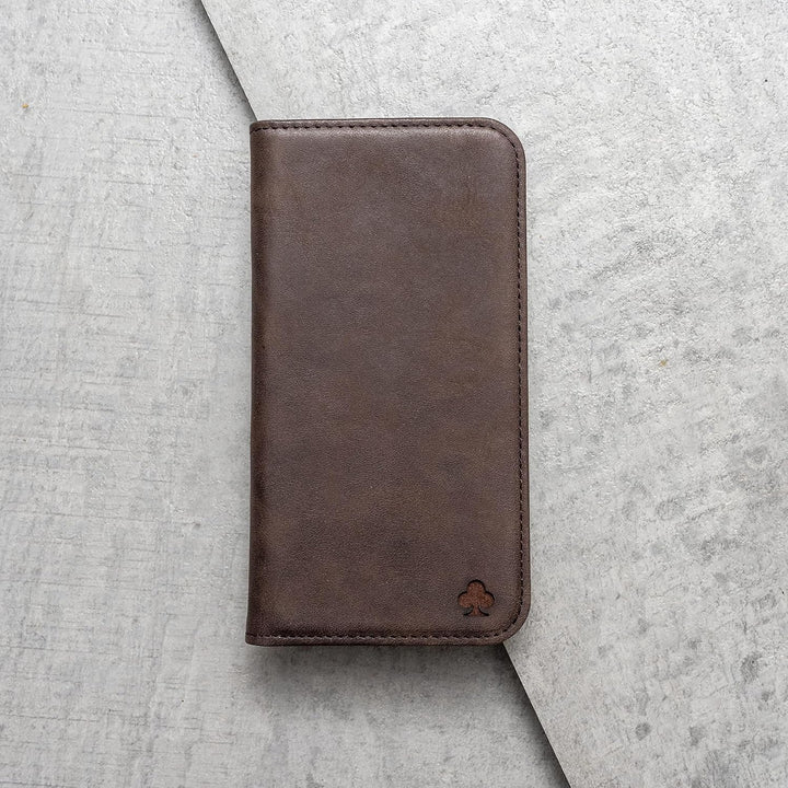 Porter Riley - Lederhülle für Samsung Galaxy S22 Plus. Premium Echtleder Standhülle/Cover/Brieftasch