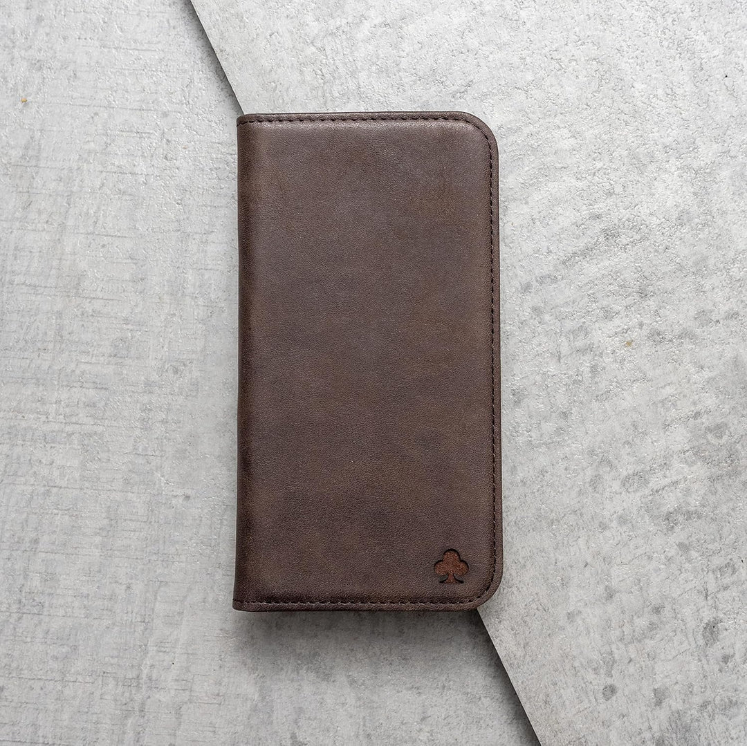 Porter Riley - Lederhülle für Samsung Galaxy S21 5G. Premium Echtleder Standhülle/Cover/Brieftasche