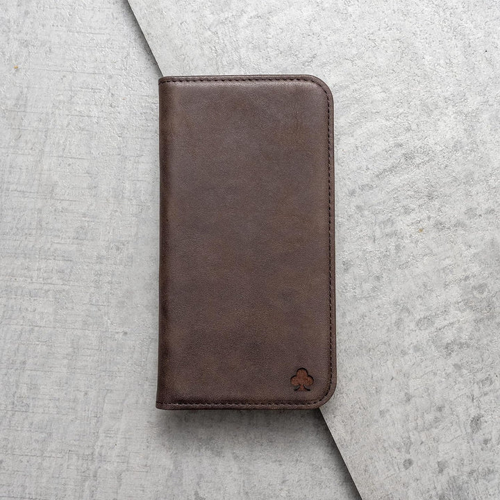 Porter Riley - Lederhülle für Samsung Galaxy S21 5G. Premium Echtleder Standhülle/Cover/Brieftasche