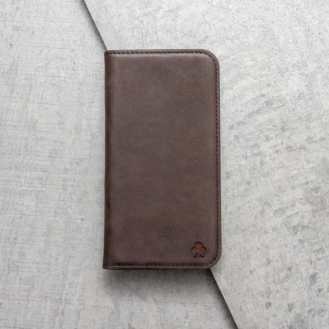 Porter Riley - Lederhülle für Samsung Galaxy S20 Plus. Premium Echtleder Standhülle/Cover/Brieftasch