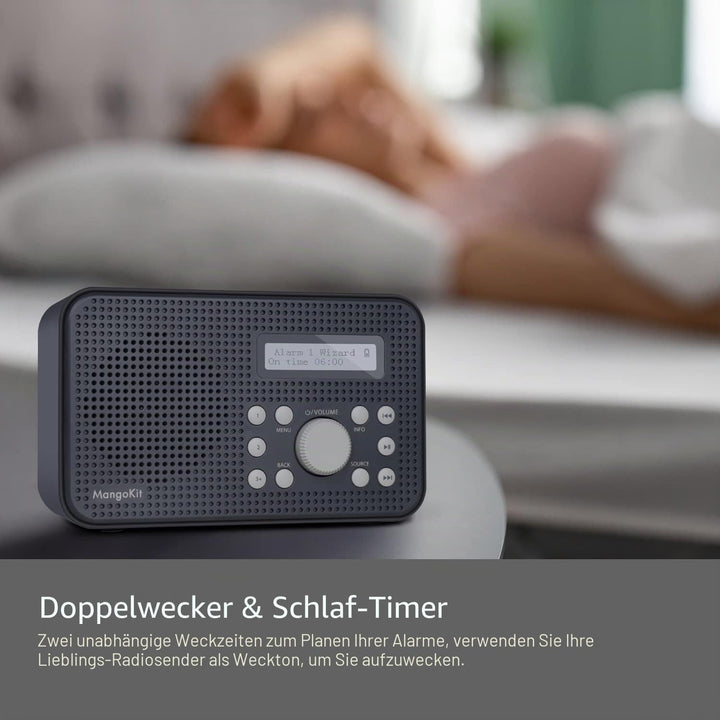 LEMEGA MP2 Portable DAB Radio (Dunkelgrau, MP2) MP2 Dunkelgrau, MP2 Dunkelgrau