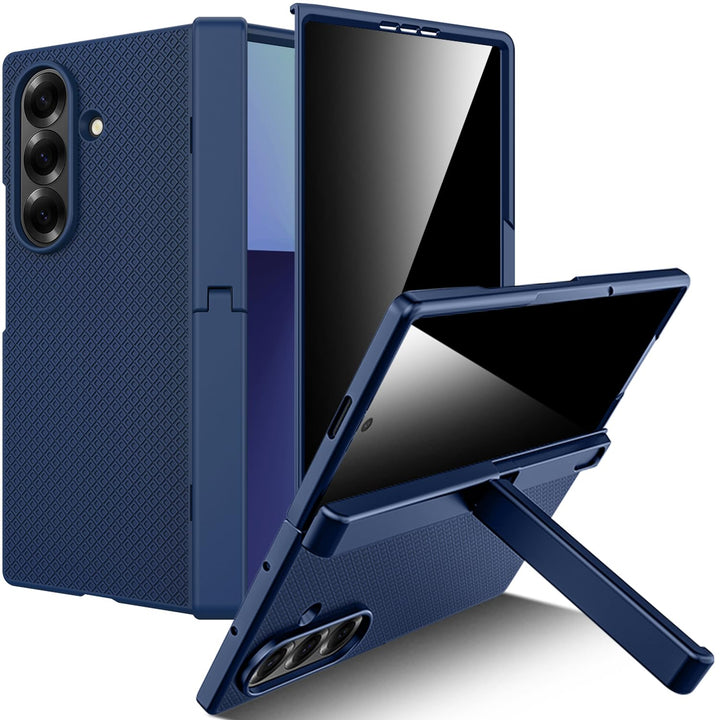 Miimall Kompatibel mit Samsung Galaxy Z Fold 7 Hülle mit Displayschutz Privacy, Hart PC rutschfest K