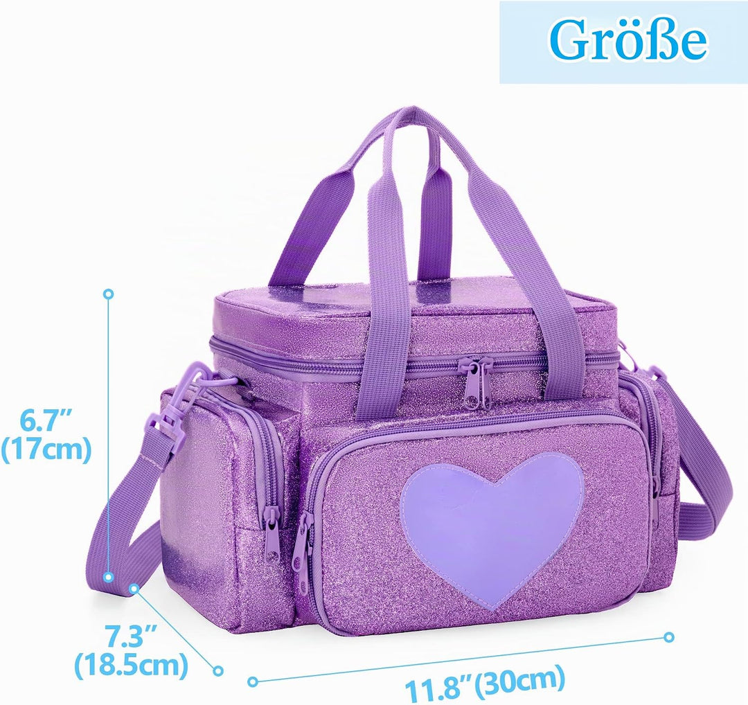 LoDrid Tragetasche kompatibel mit Tonie, Aufbewahrungstasche Organizer für Audio-Player-Set und Zube