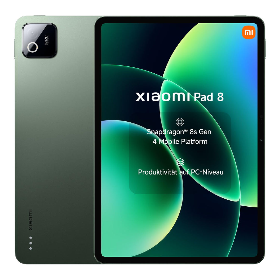 XIAOMI Pad 8 Tablet 11,2 Zoll, 8GB RAM + 256GB Speicher, Snapdragon® 8s Gen 4, 9200mAh Akku, 144Hz D
