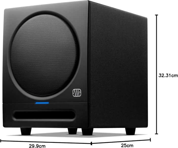 PreSonus Eris Sub 8BT – Aktiver 8" Studio-Subwoofer mit Bluetooth für Multimedia, Gaming und Musikpr