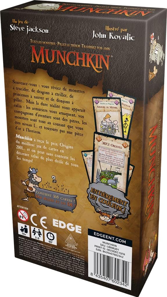 Asmodee – Kartenspiel – Munchkin, Munchkin
