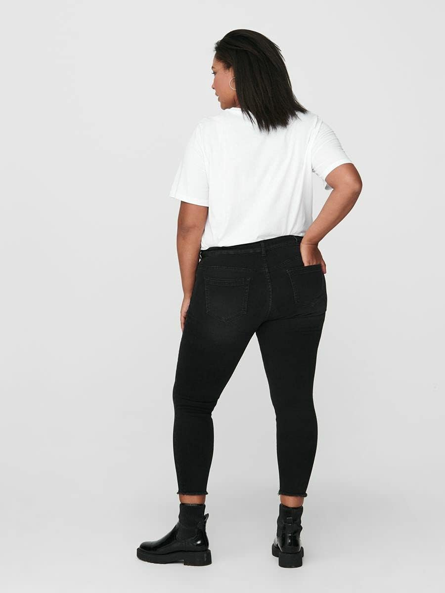 ONLY & SONS Damen CARWILLY Jeans, Black, 48