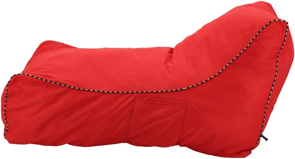 Happy Home Company 11414 Bean Bag Liege Sitzsack 110 cm- ROT