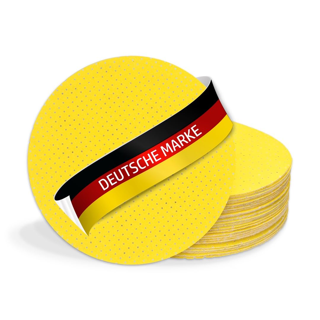 BOXTEC Klett-Schleifpapier (perforiert) D225 mit VE 25 Stück f. Trockenbauschleifer Edelkorund, Körn