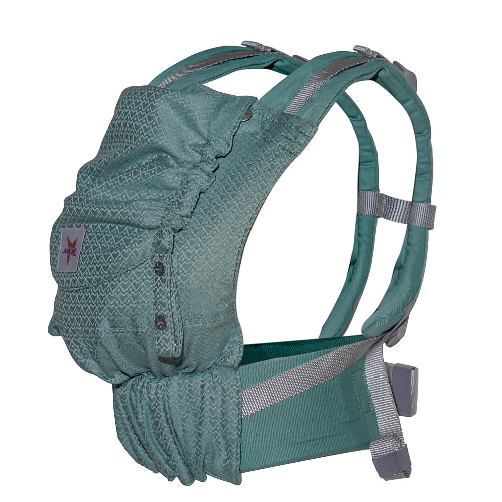 KOKADI Babytrage Flip Heart2Heart Unisize – Ergonomisch, sicher & anpassbar, handgefertigt aus 100%