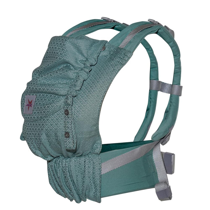 KOKADI Babytrage Flip Heart2Heart Unisize – Ergonomisch, sicher & anpassbar, handgefertigt aus 100%