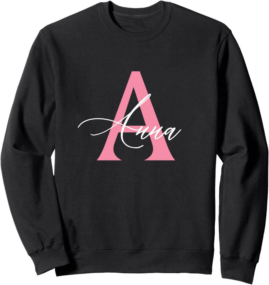 Anna in Russischer Schrift Buchstabe Russland Russia Russin Sweatshirt