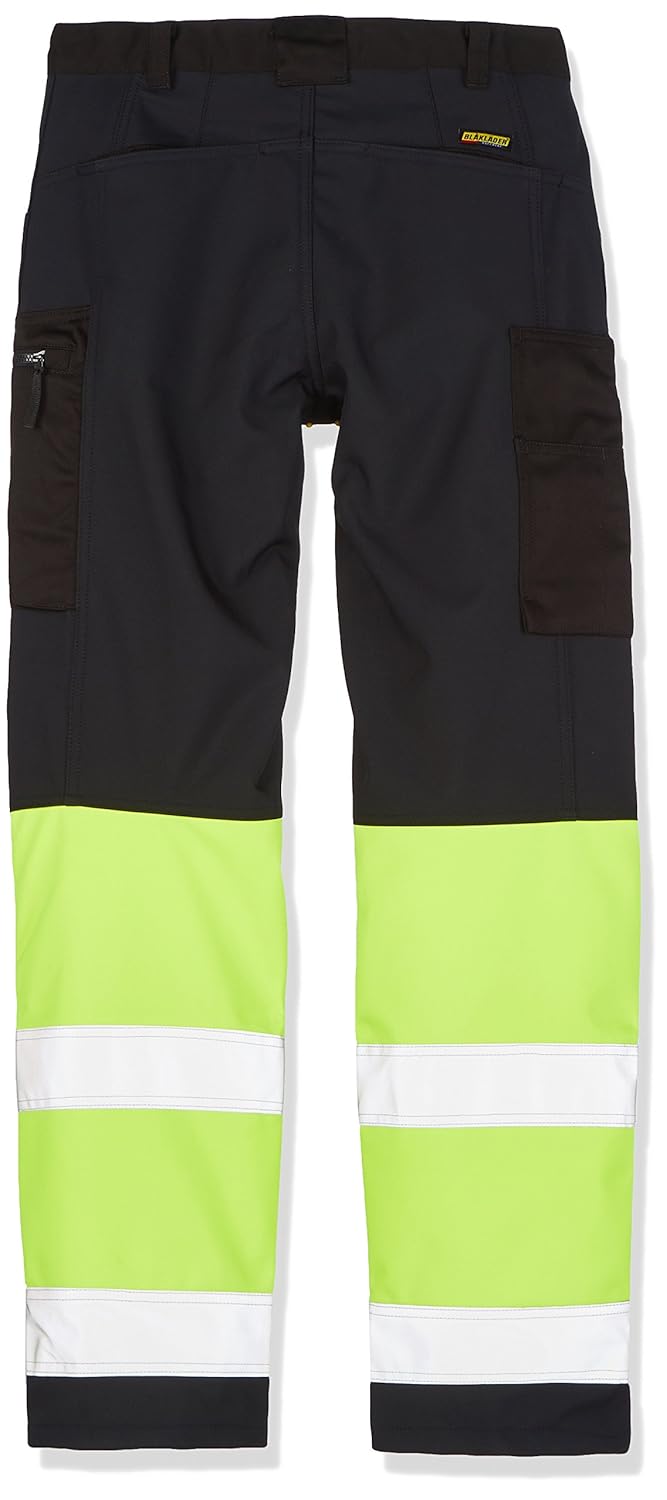 Blakläder 155118119933C154 Warn-Bundhose Grösse mit Stretch in schwarz/gelb, C154 C154 Black / Yello