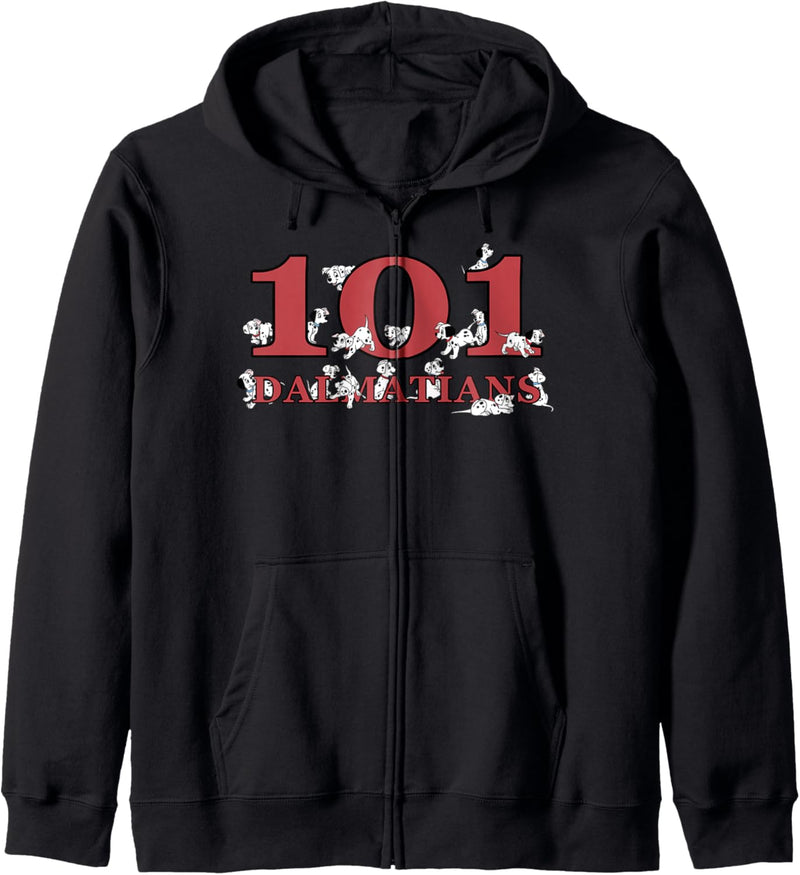 Disney 101 Dalmatians Puppy Logo Kapuzenjacke