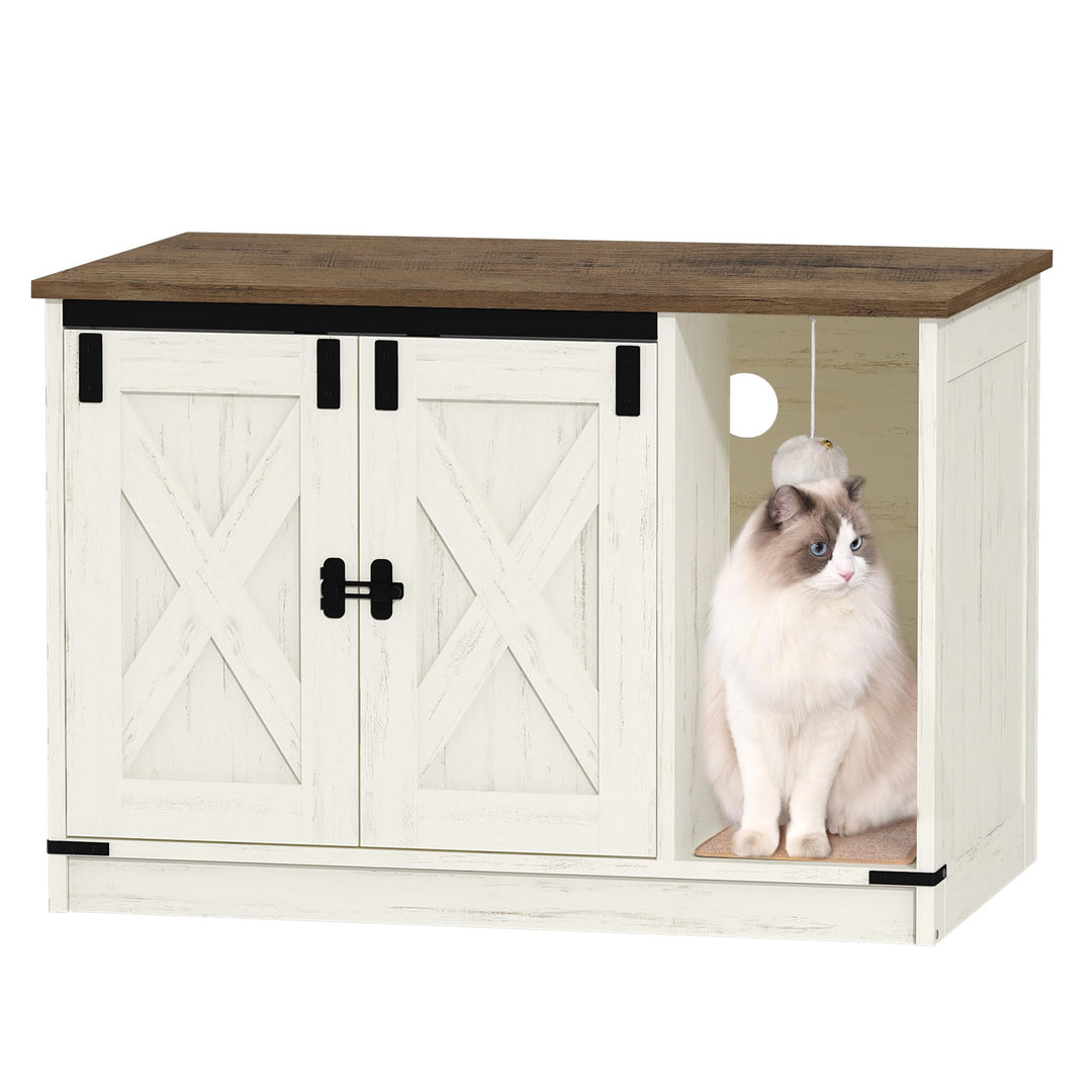 Hzuaneri Katzenschrank, Katzentoilette, Katzenklo Schrank, Versteckte Katzentoilette Kabinett Möbel