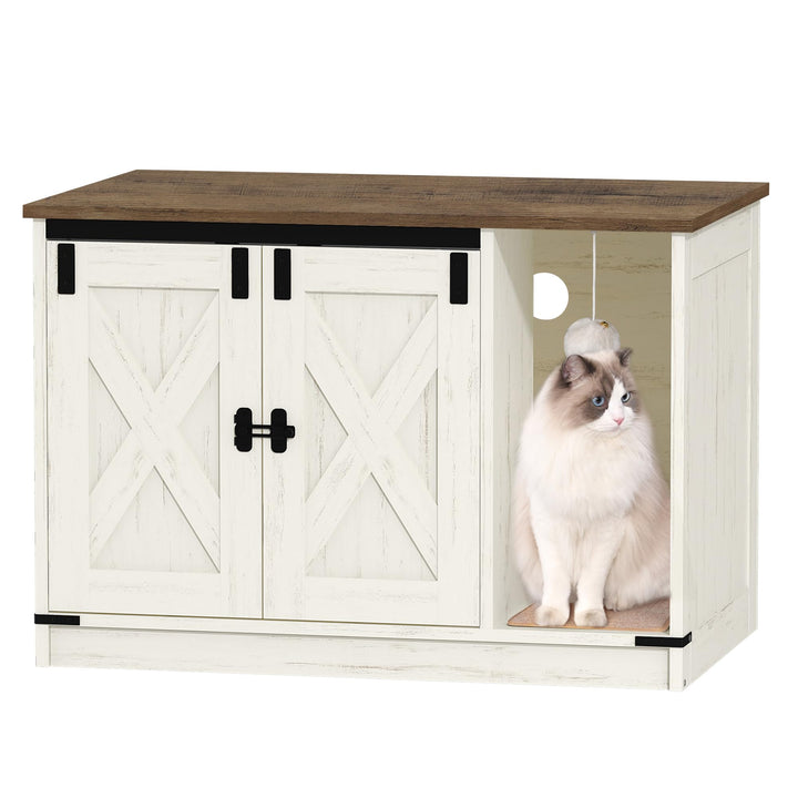 Hzuaneri Katzenschrank, Katzentoilette, Katzenklo Schrank, Versteckte Katzentoilette Kabinett Möbel