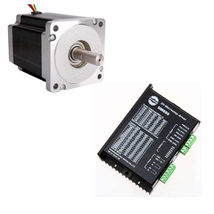 DE-SHIP FREE 1PC 34HS1456 Nema34 Stepper Motor Bipolar 116mm 1232oz-in Dual flat Shaft 5.6A 1.8° + D